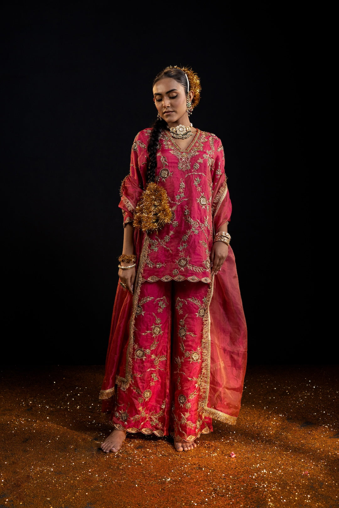 Nurul kurta set- Injour
