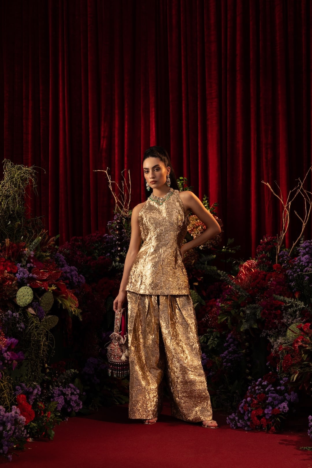 Zuhal Kurta Set- Injour
