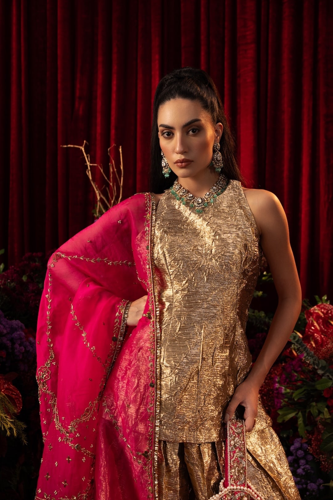 Zuhal Kurta Set- Injour