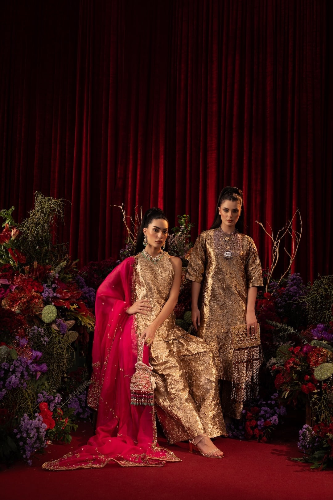 Zuhal Kurta Set- Injour