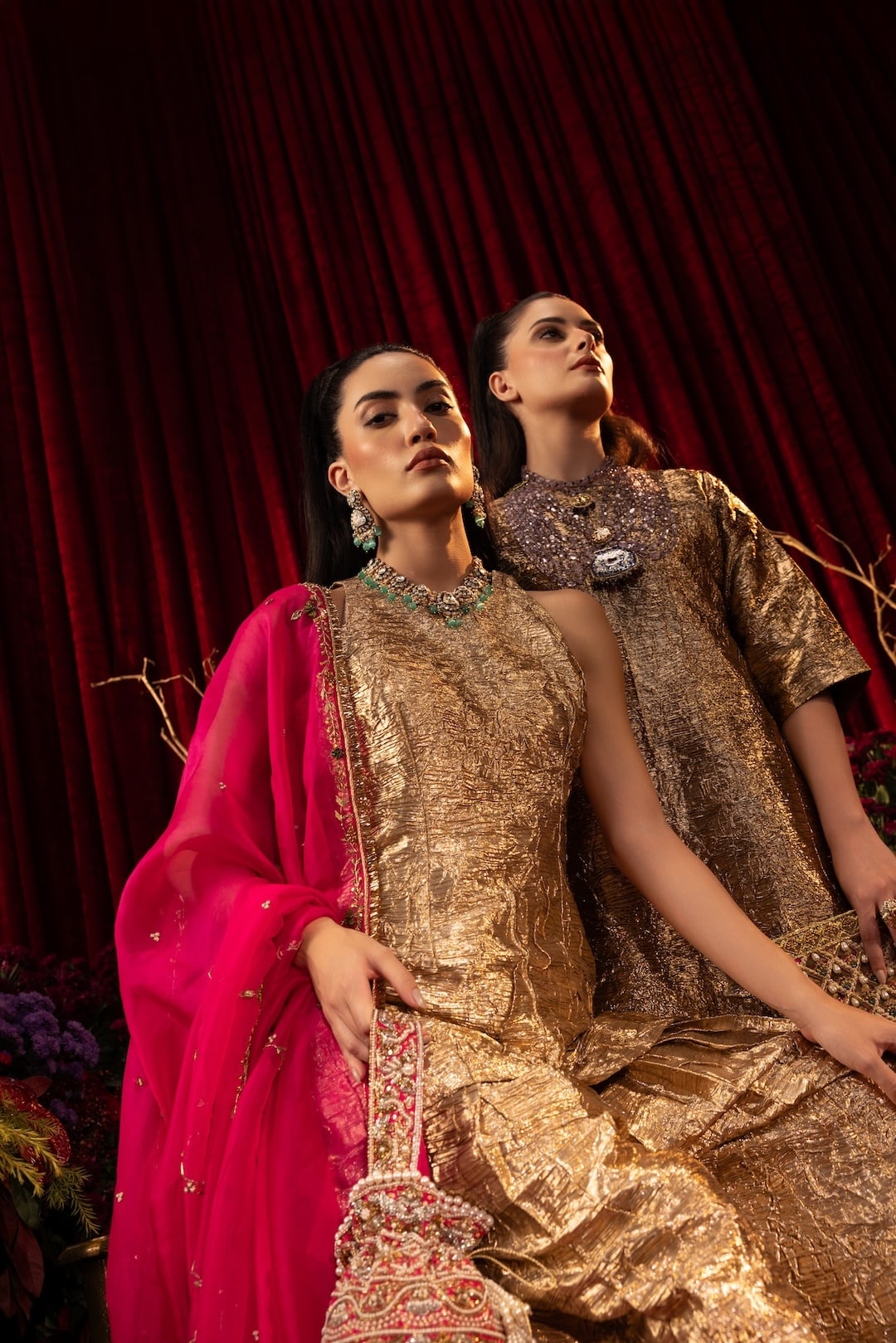 Zuhal Kurta Set- Injour