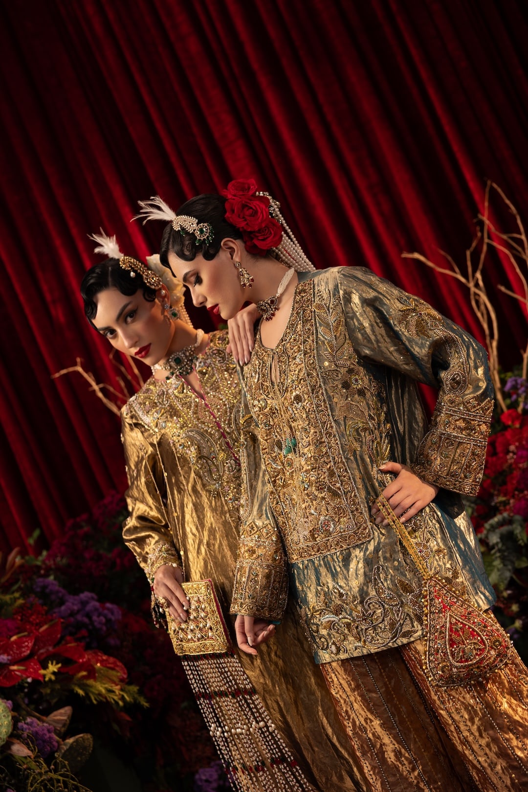 Siyah Kurta Set - Injour