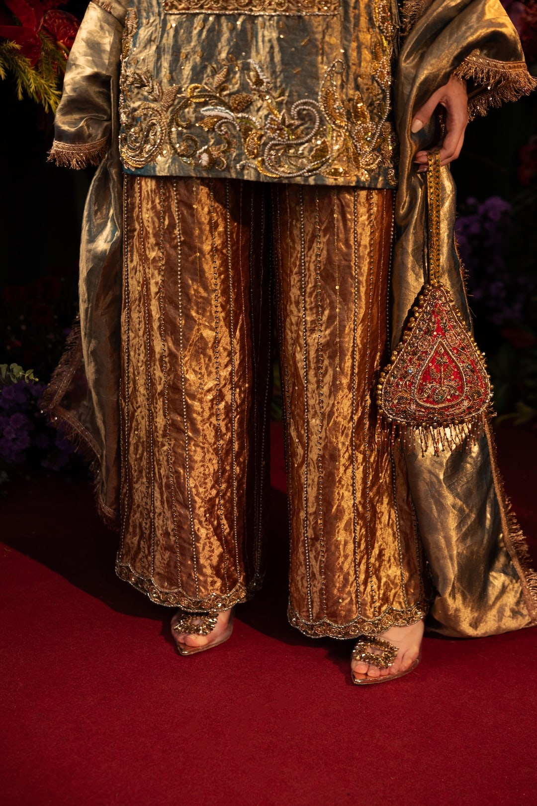 Siyah Kurta Set - Injour