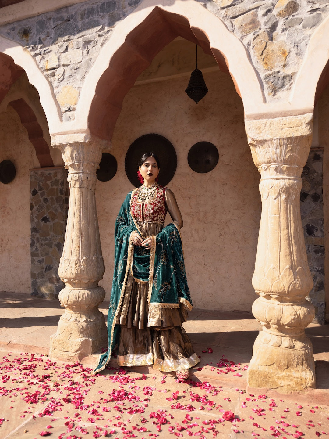 Basma anarkali set - Injour