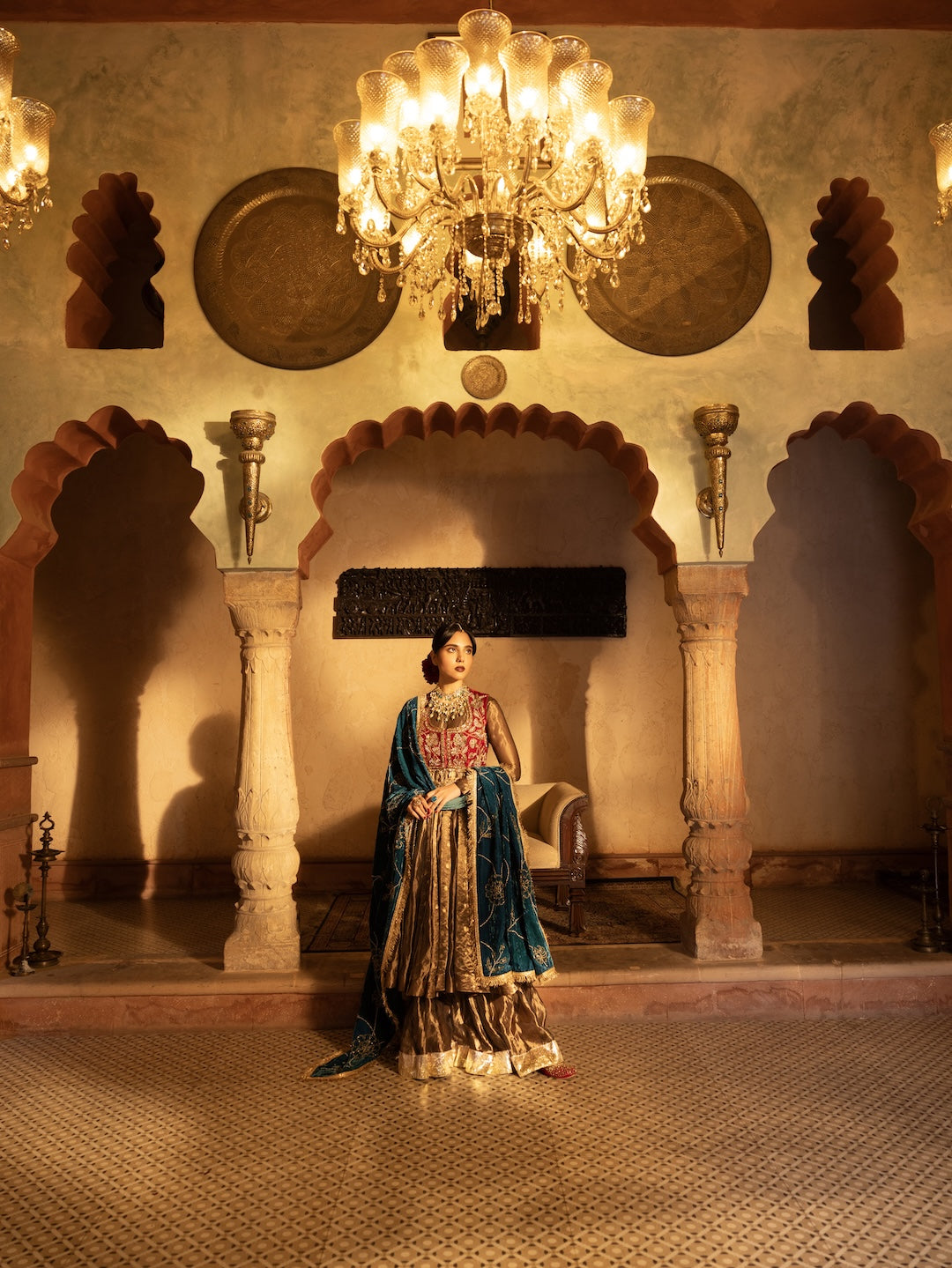 Basma anarkali set - Injour