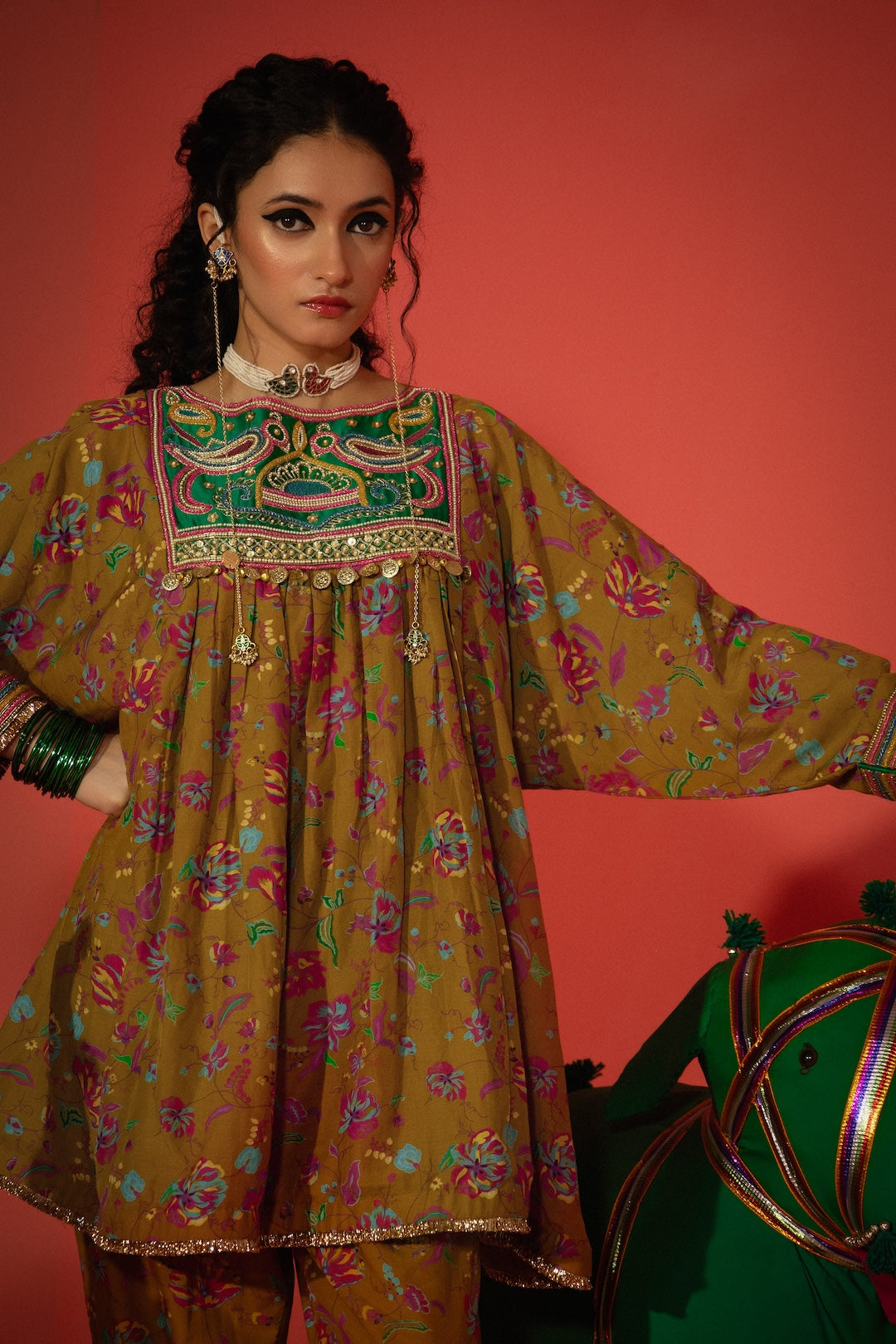 Gul kurta set - Injour