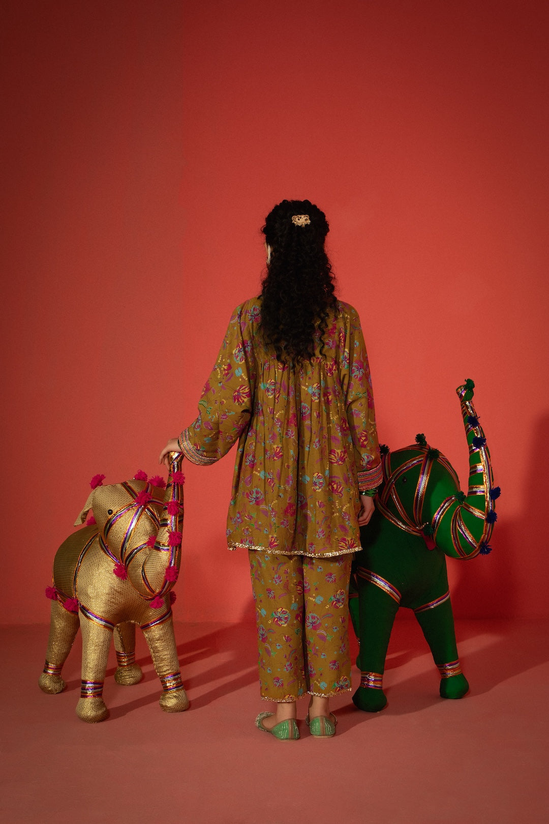 Gul kurta set - Injour