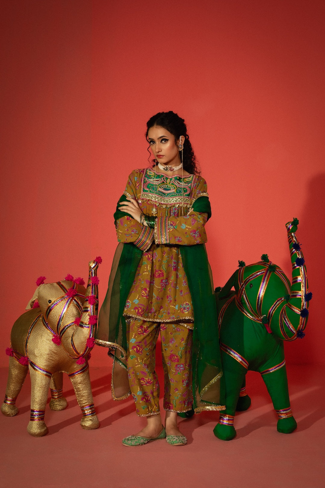 Gul kurta set - Injour