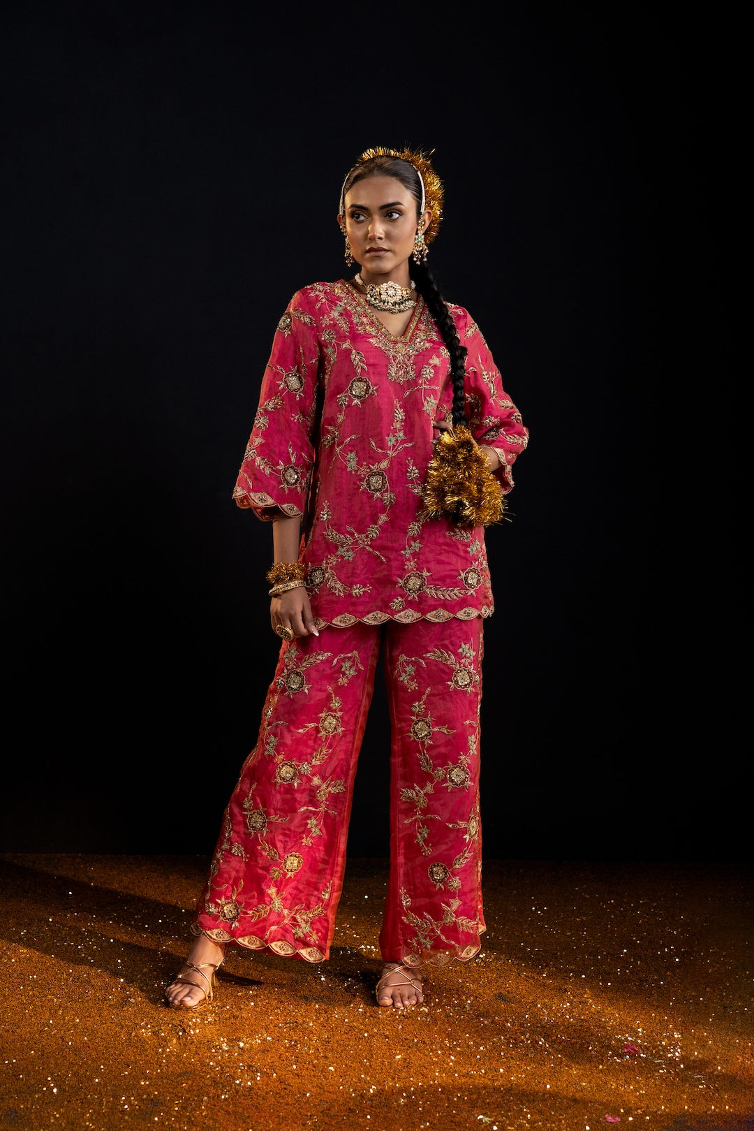 Nurul kurta set- Injour