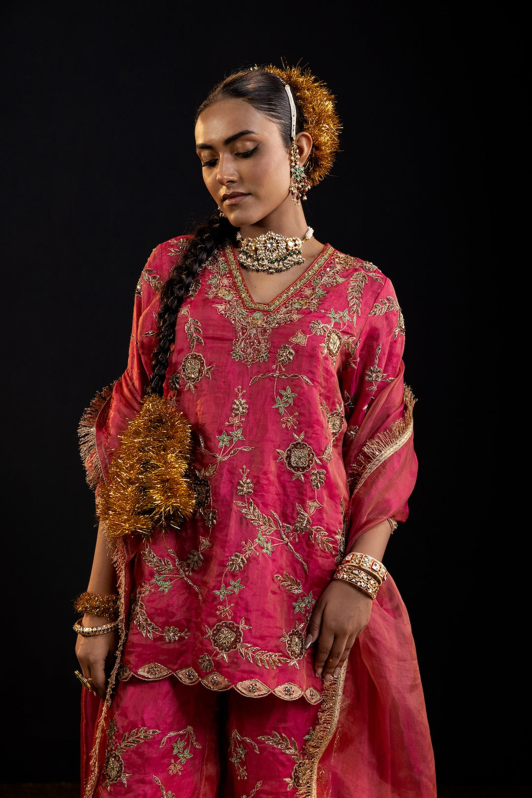 Nurul kurta set- Injour