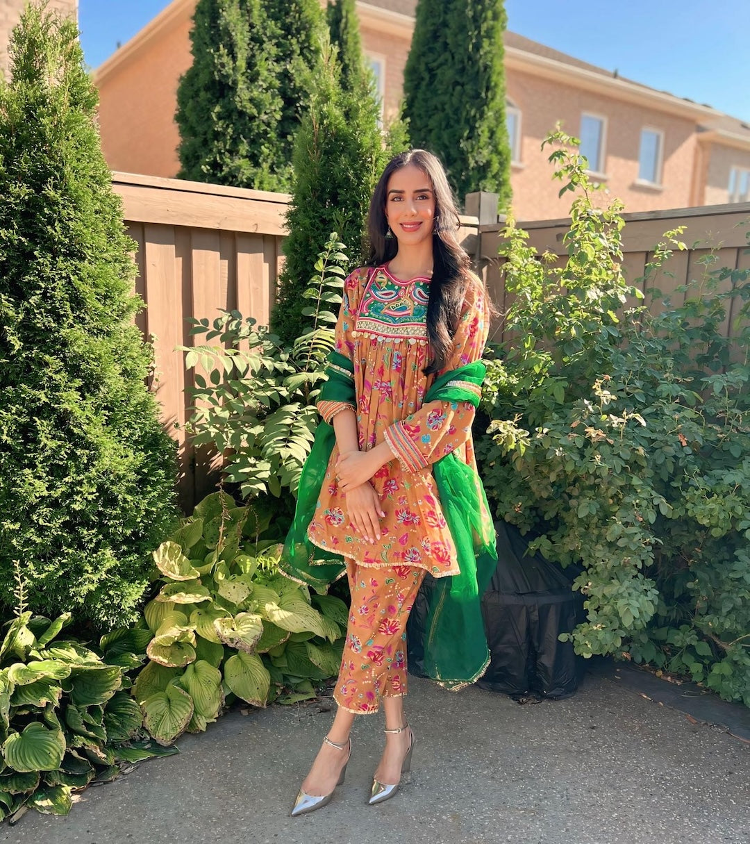 Gul kurta set - Injour Tribe