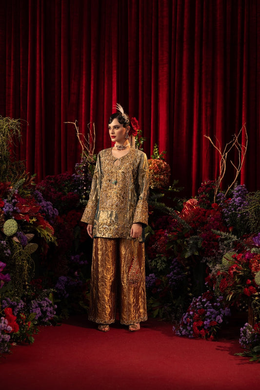 Siyah Kurta Set -  Injour