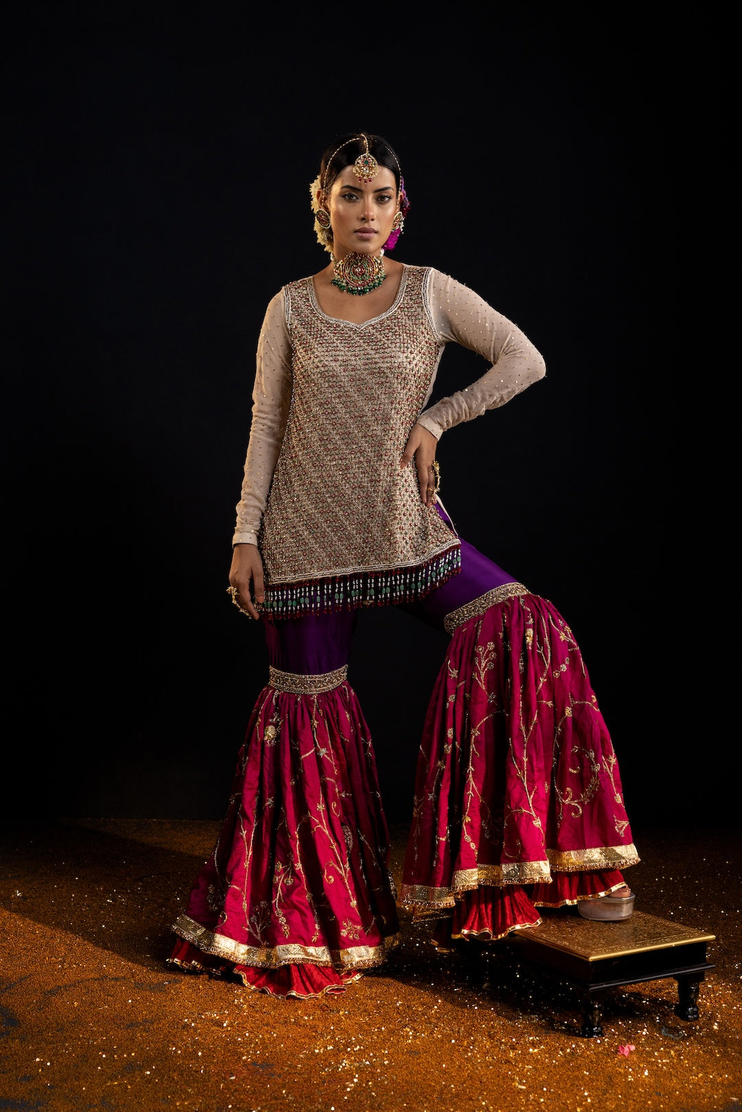 Ikram gharara set - Injour