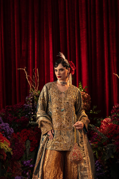 Siyah Kurta Set -  Injour